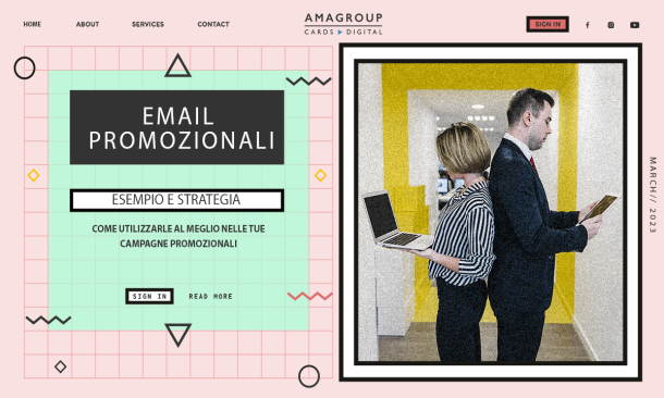 email promozionali esempio